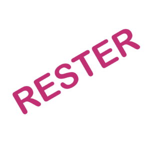 Bomuldsjersey – Æbler pink baggrund