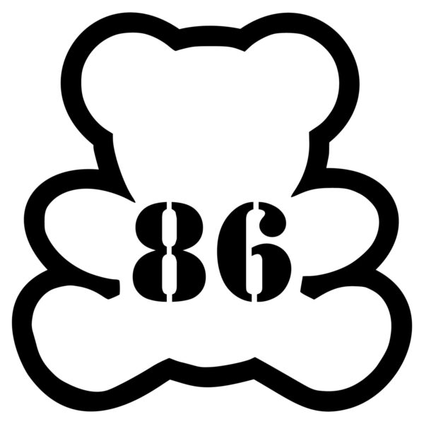 Størrelsesmærker bamse- små ark (10 stk.)