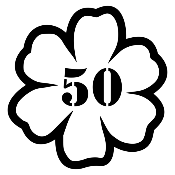 Størrelsesmærker blomst 2 – små ark (10 stk.)