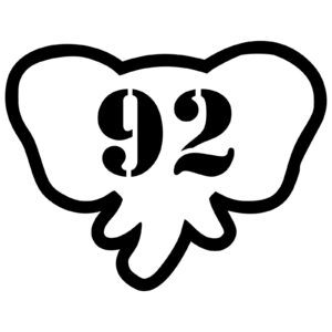 Størrelsesmærker elefant – små ark (10 stk.)