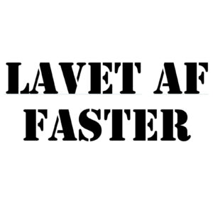“Lavet af faster” mærker – strygefolie (10 stk.)
