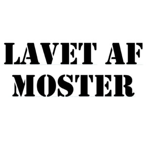 “Lavet af moster” mærker – strygefolie (10 stk.)