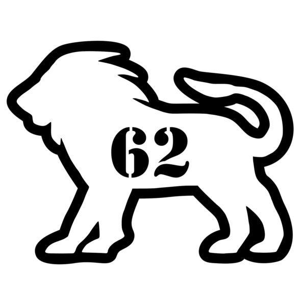 Løve Størrelsesmærker løve – små ark (10 stk.)