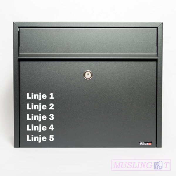 Postkasse sticker – Type 1