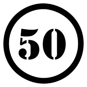 Størrelsesmærke - Cirkel Størrelsesmærker cirkler – små ark (10 stk.)