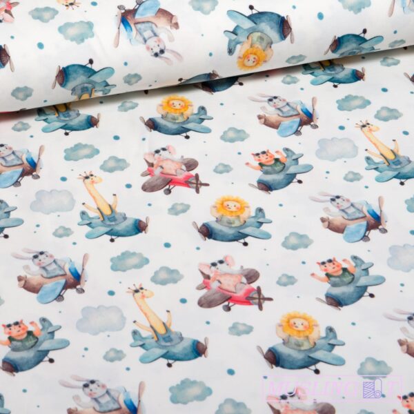 Bomuldsjersey – Flyvemaskiner