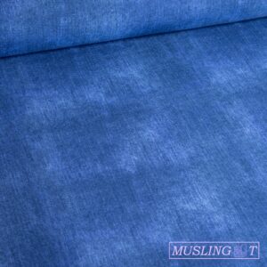 Bomuldsjersey – Blå jeanslook