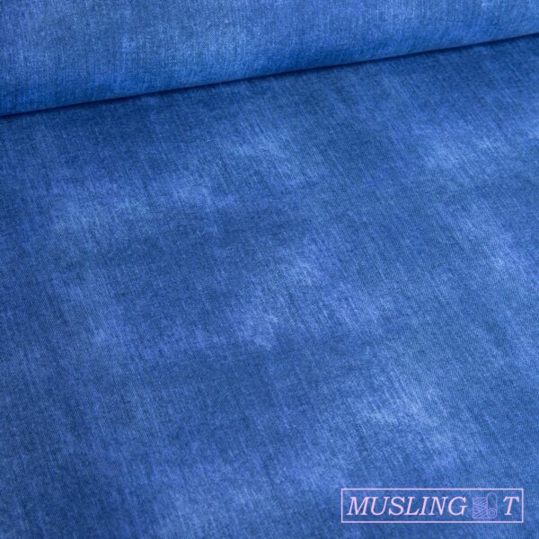 Bomuldsjersey – Blå jeanslook