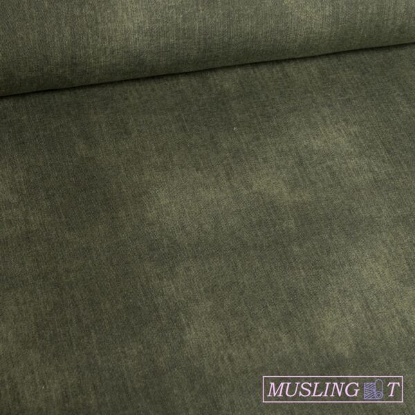 Bomuldsjersey – Army jeanslook