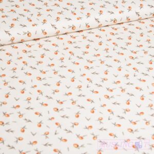 Bomuldsjersey – Vintage appelsiner