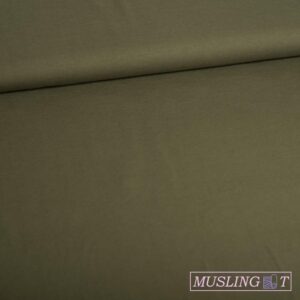 Bomuldsjersey – Armygrøn