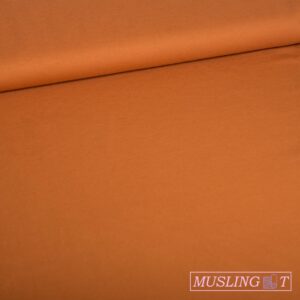 Bomuldsjersey – Cognac