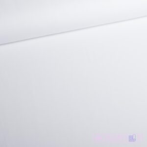 Bomuldsjersey – Hvid (interlock)