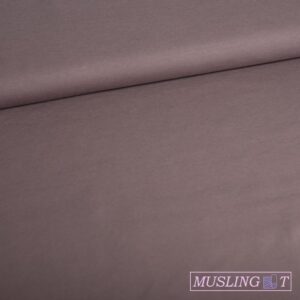 Bomuldsjersey – Mørk mauve