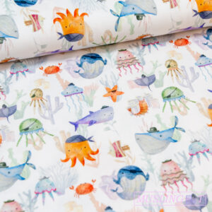 Bomuldsjersey – Søde havdyr