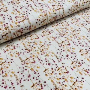 Rib-jersey – Blomstermark