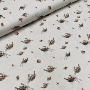 Bomuldsjersey – Små skildpadder