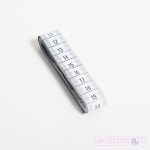 Målebånd Hvid/sort