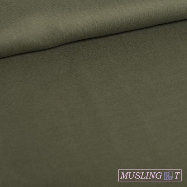 Rib-jersey – Army grøn