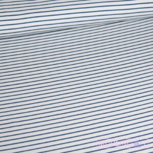 Ribjersey-Blaa-striber Rib-jersey – Blå striber
