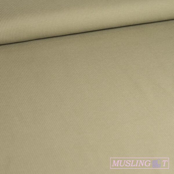 Ribjersey-Oliven-groen Rib-jersey – Oliven