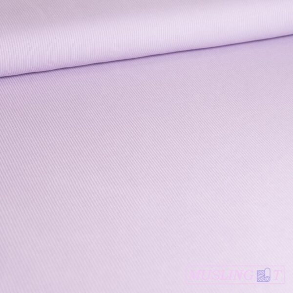 Rib-jersey – Pastel lilla