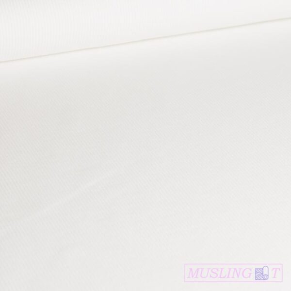 Rib-jersey – Råhvid