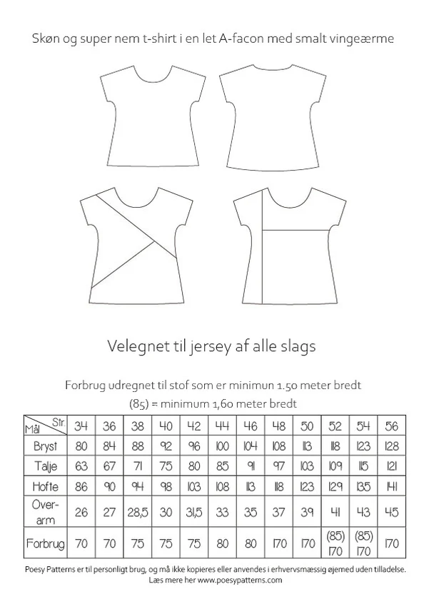 T-shirt 1001 Poesy Patterns