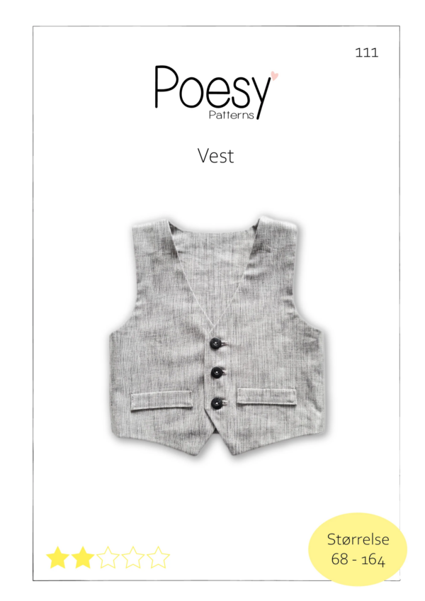 Vest 111 Poesy Patterns