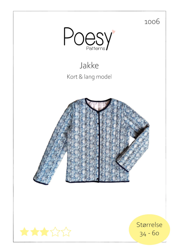 Jakke 1006 Poesy Patterns