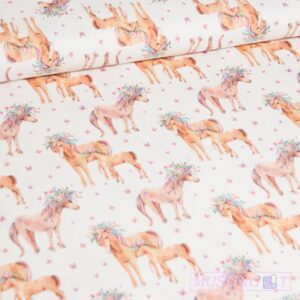 Bomuldsjersey – Ponyer