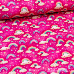 Bomuldsjersey – Regnbuer