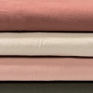 Bomuldsjersey – Æbler pink baggrund