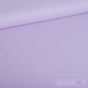 Musselin double gauze - Pastel lilla