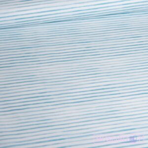 Poplin - Blå striber