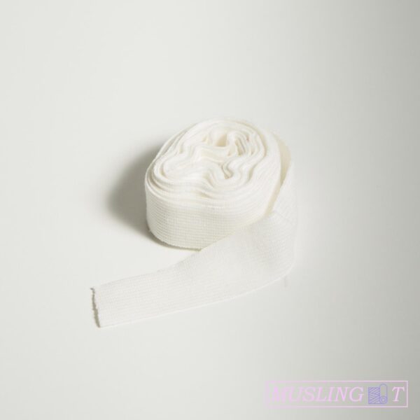 Skåret rib - Råhvid