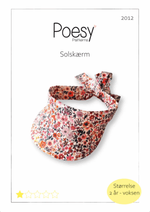 Solskærm til voksne og børn 2012 Poesy Patterns
