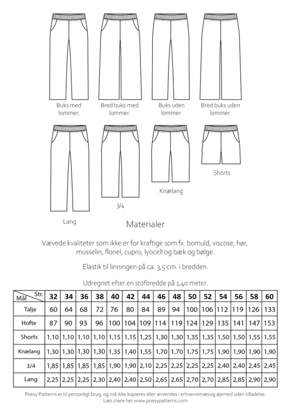 Bukser_shortsbagsidebillede-02 Bukser & shorts 1034 Poesy Patterns