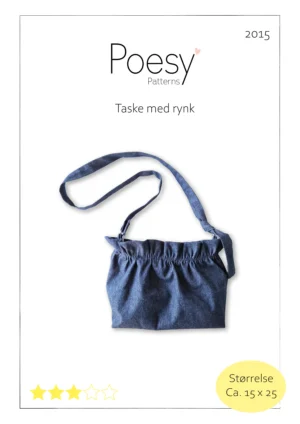 Taske med rynk 2015 Poesy Patterns
