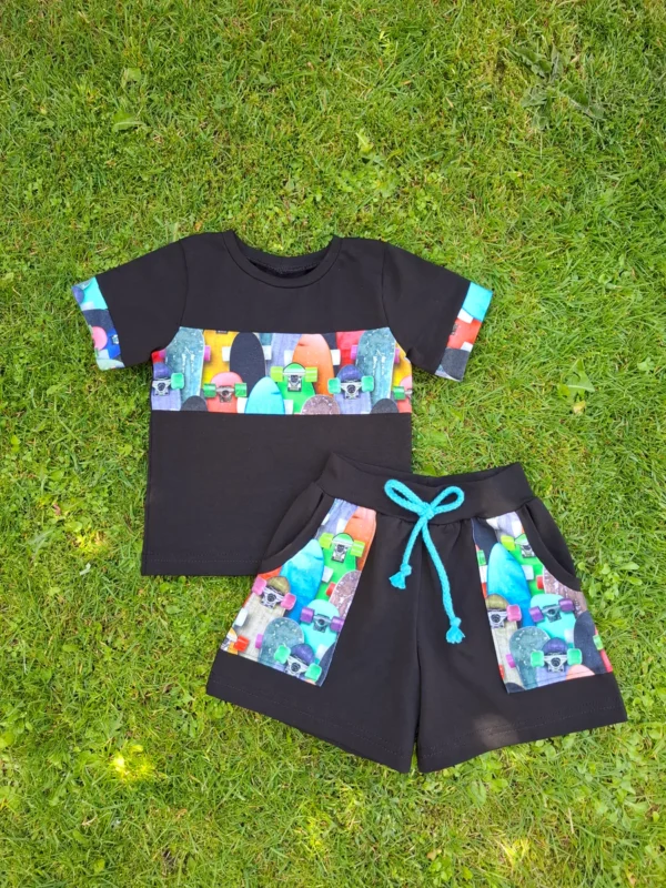 T-shirt med korte og lange ærmer 127 Poesy Patterns