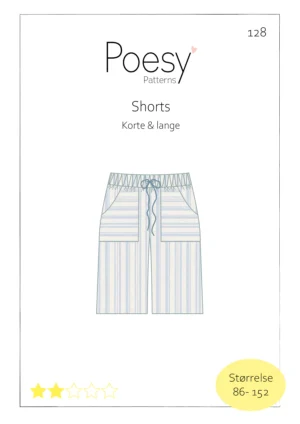 Shorts korte og lange 128 Poesy Patterns