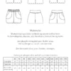 Shorts med og uden lommer 126 Poesy Patterns