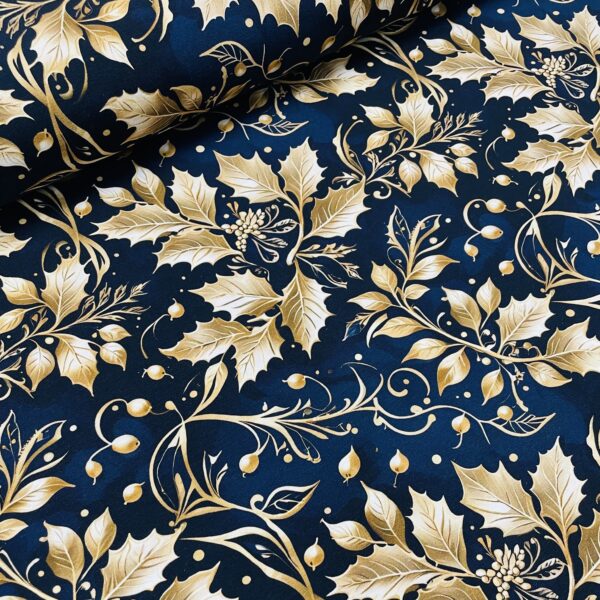 IMG_1986 Bomuldsjersey – Juleblade i guld