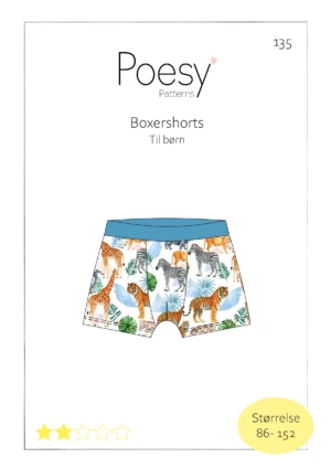 Boxershorts135forsidebillede Boxershorts til børn 135 Poesy Patterns