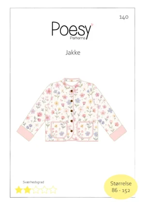 Jakke 140 Poesy Patterns