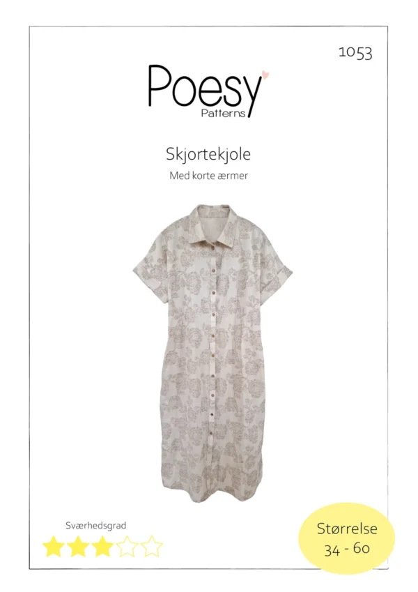 Skjortekjole 1053 Poesy Patterns