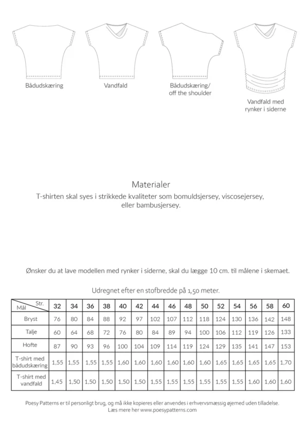 T-shirt 1057 Poesy Patterns